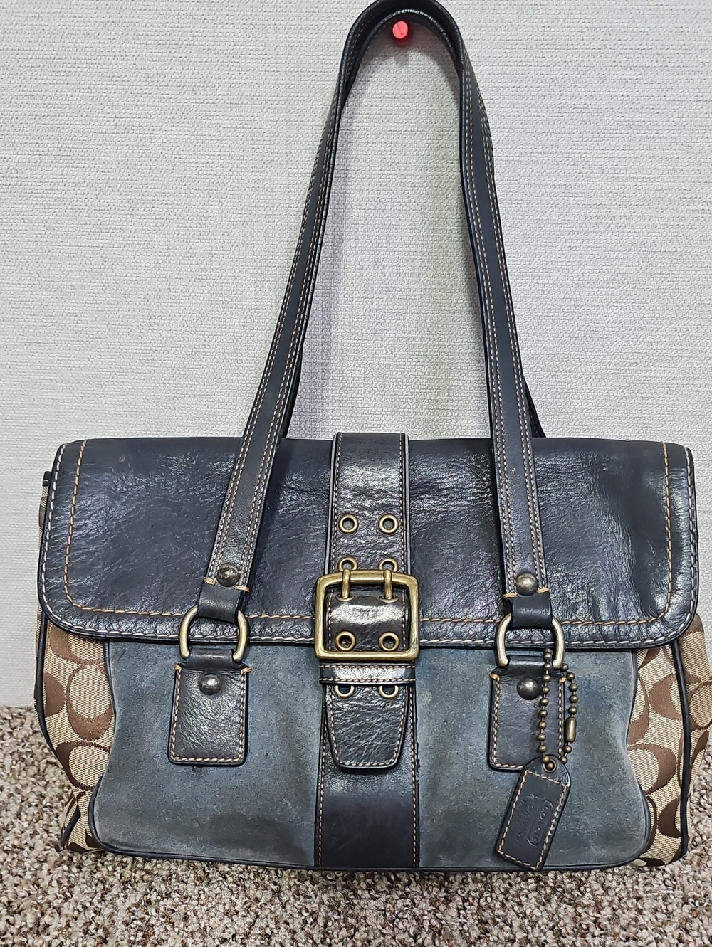 COACH 7065 VINTAGE SOHO SE SIGNATURE FLAP BAG BFPM-10-054